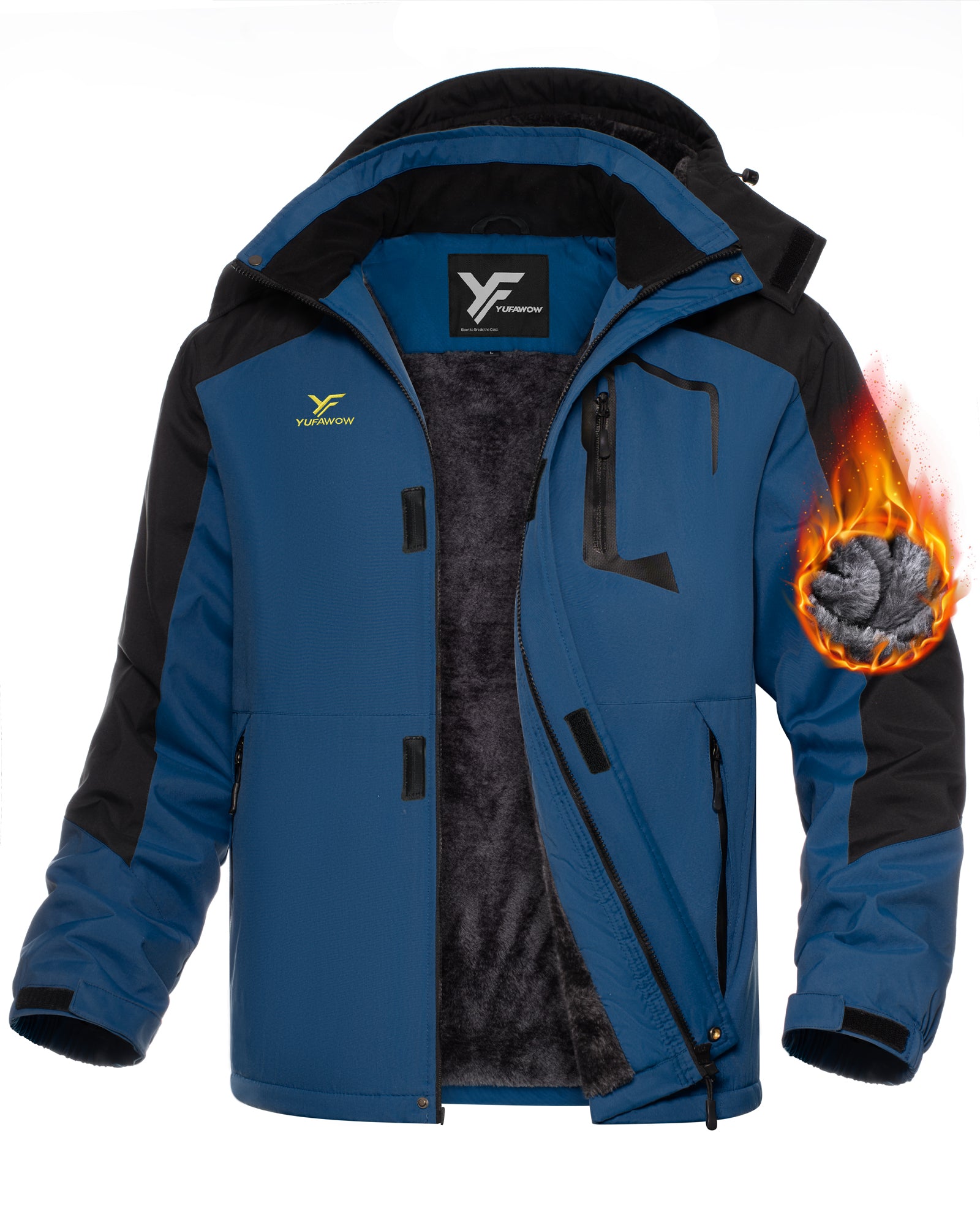 Men Winter Jackets(Black Denim)